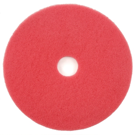 Global Industrial 17 Red Buffing Pad, 5PK 261164RD